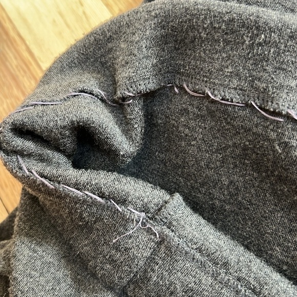 Ann Taylor Womens charcoal gray cowl neck shift wool blend dress 8 - Picture 11 of 12